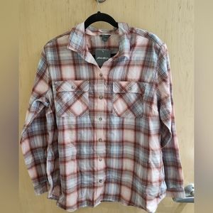 Eddie Bauer Plaid Flannel, Size XL